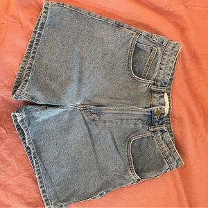 Zara High waisted denim shorts